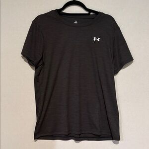 NEW! Under Armour - Velocity Twist short sleeve T-shirt. Size Large. Dark Grey